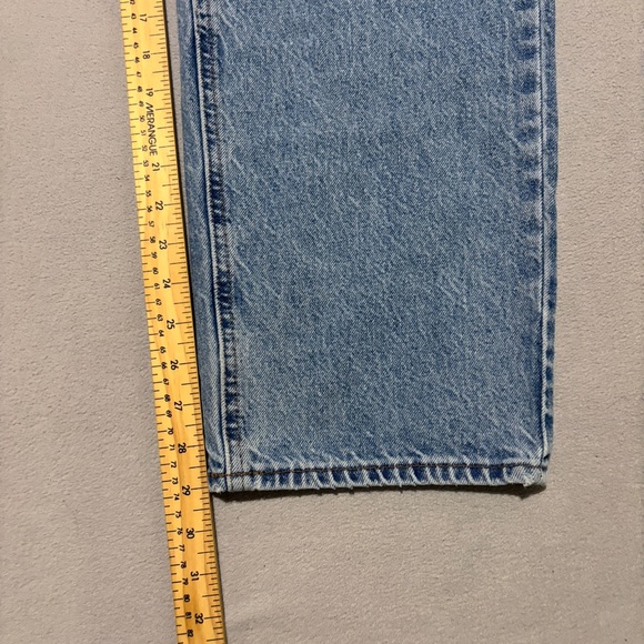 Empyre Jeans sz 32 32x29 Blue Light Wash Denim High Rise Skateboard Relaxed Fit - Picture 2 of 8